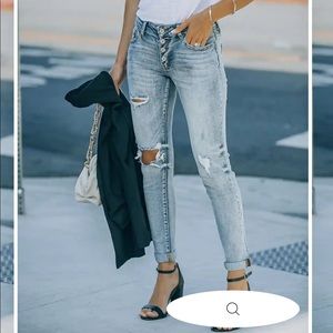 VICI Collection - Liberation Distressed Denim